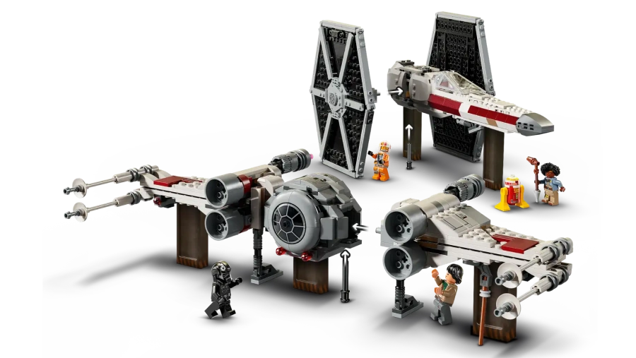Блоковий конструктор LEGO Star Wars Збірний пакет «Винищувач TIE і Корабель X-wing» (75393)