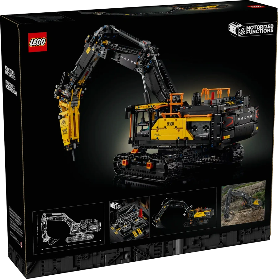 Блоковий конструктор LEGO Technic Екскаватор Volvo EC500 Hybrid (42215)