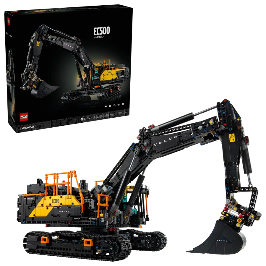 Блоковий конструктор LEGO Technic Екскаватор Volvo EC500 Hybrid (42215)