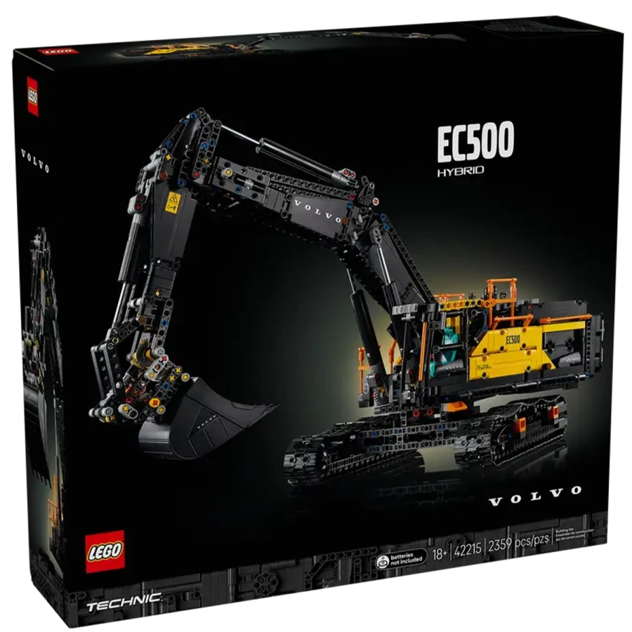 Блоковий конструктор LEGO Technic Екскаватор Volvo EC500 Hybrid (42215)