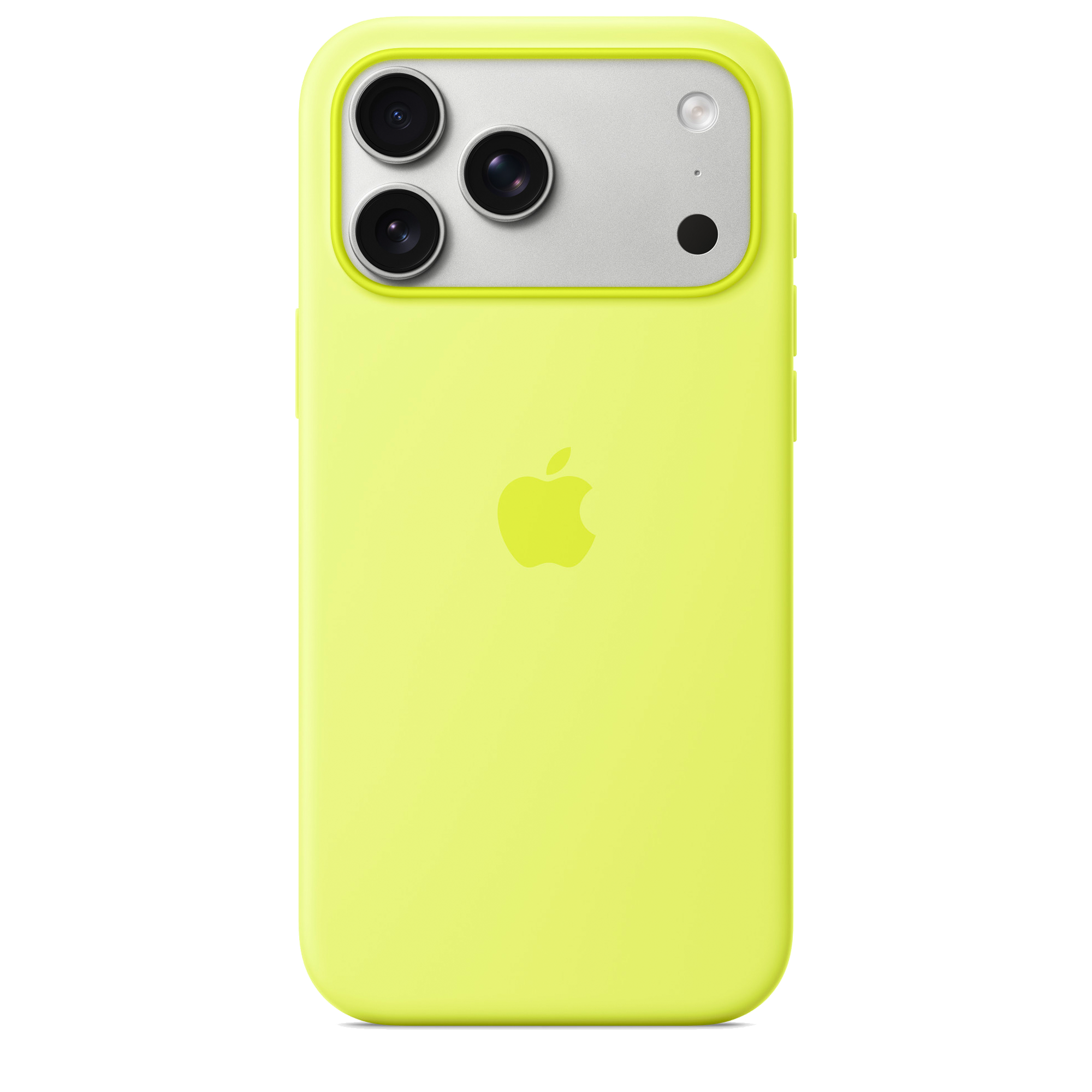 Чехол Apple iPhone 17 Pro Silicone Case with MagSafe - Neon Yellow (MGFF4)