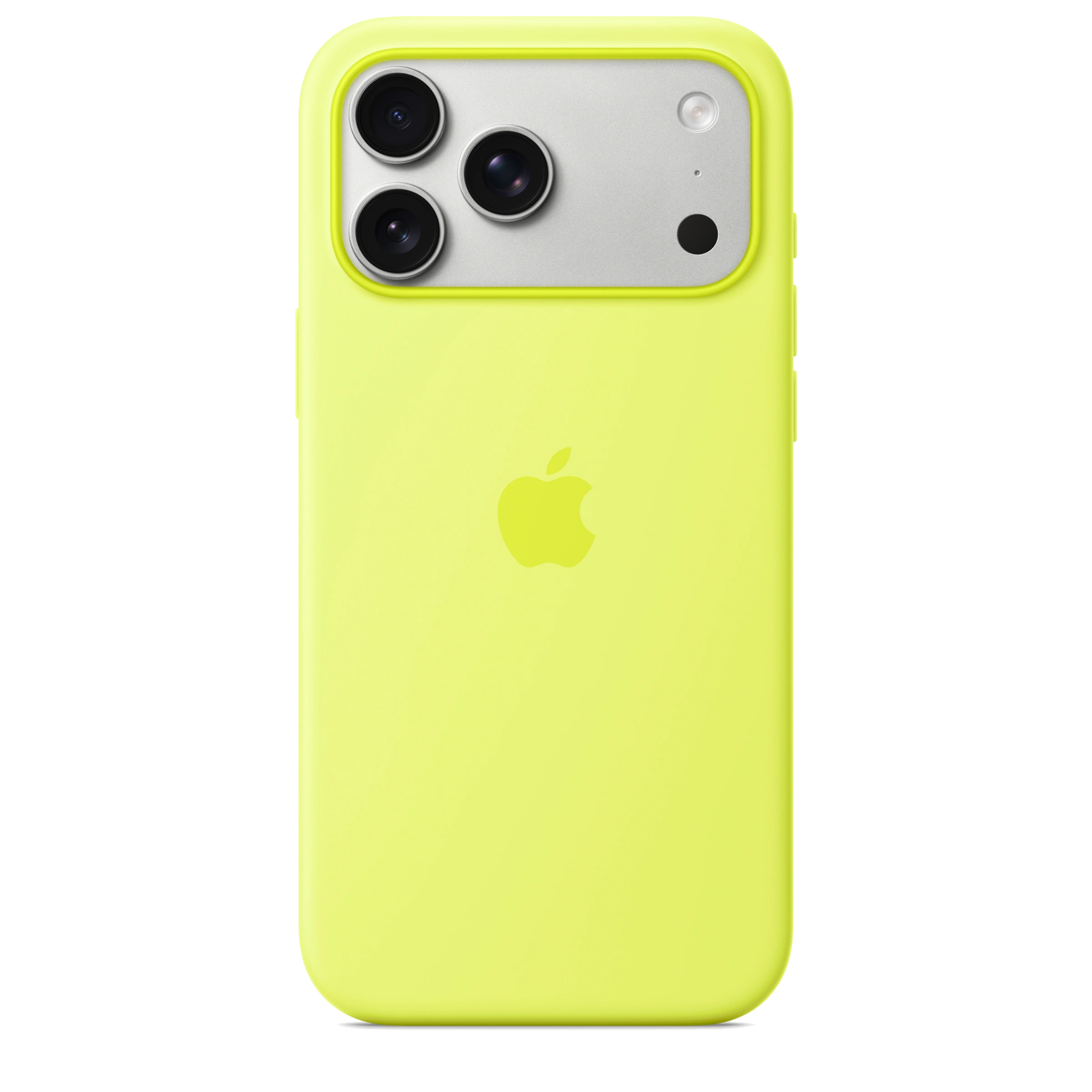 Чeхол Apple iPhone 17 Pro Max Silicone Case with MagSafe - Neon Yellow (MGFM4)