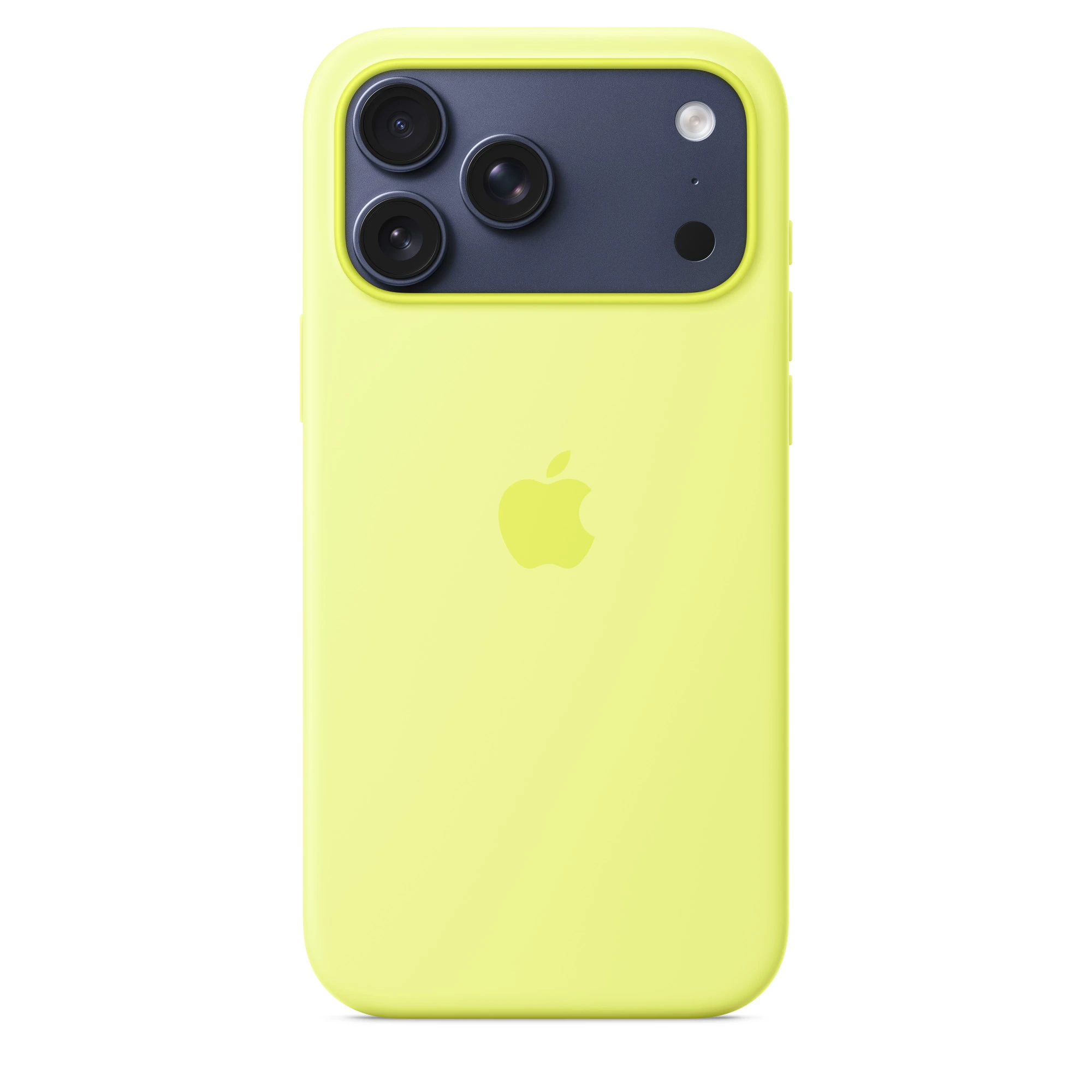 Чохол Apple iPhone 17 Pro Silicone Case with MagSafe Lux Copy - Neon Yellow