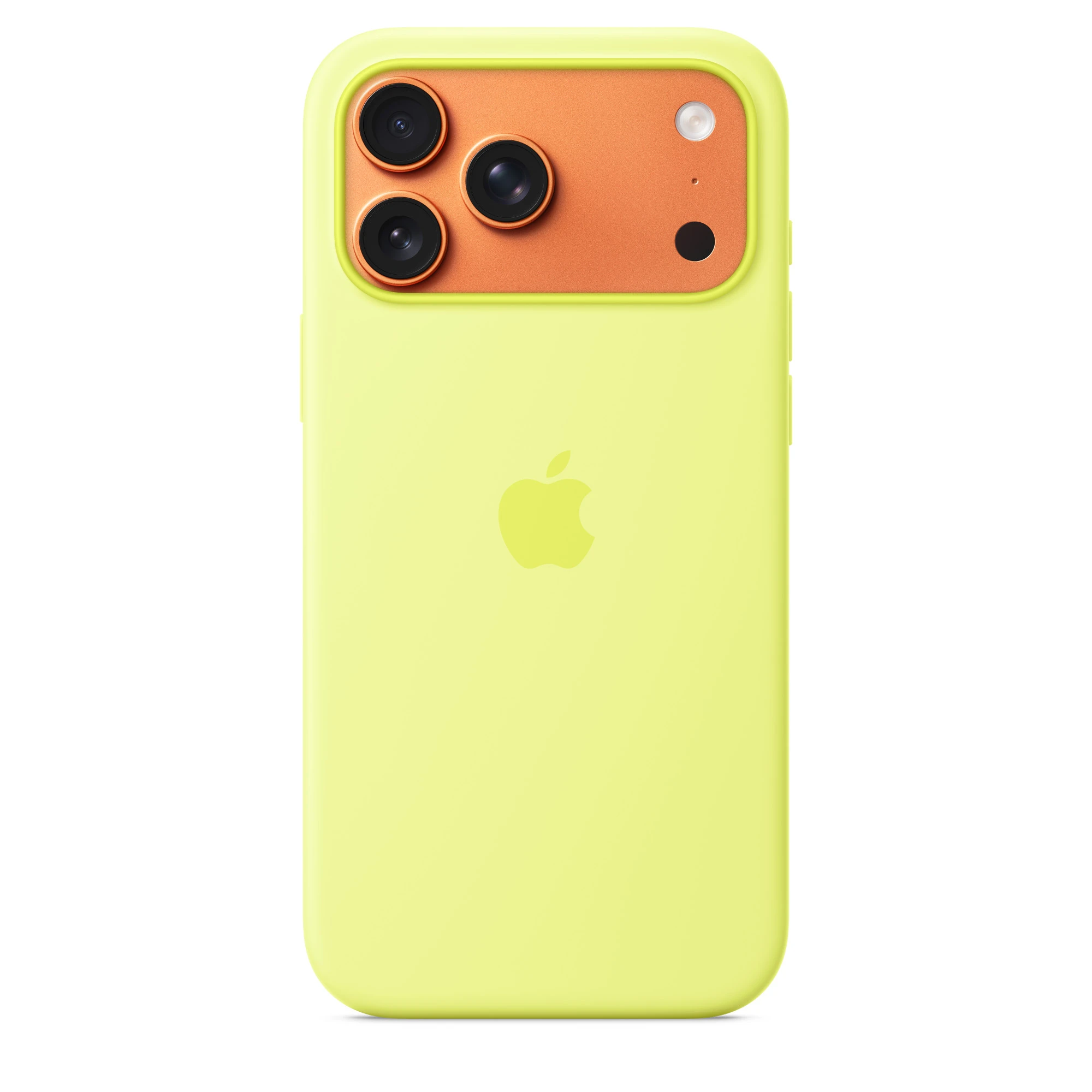 Чохол Apple iPhone 17 Pro Silicone Case with MagSafe Lux Copy - Neon Yellow