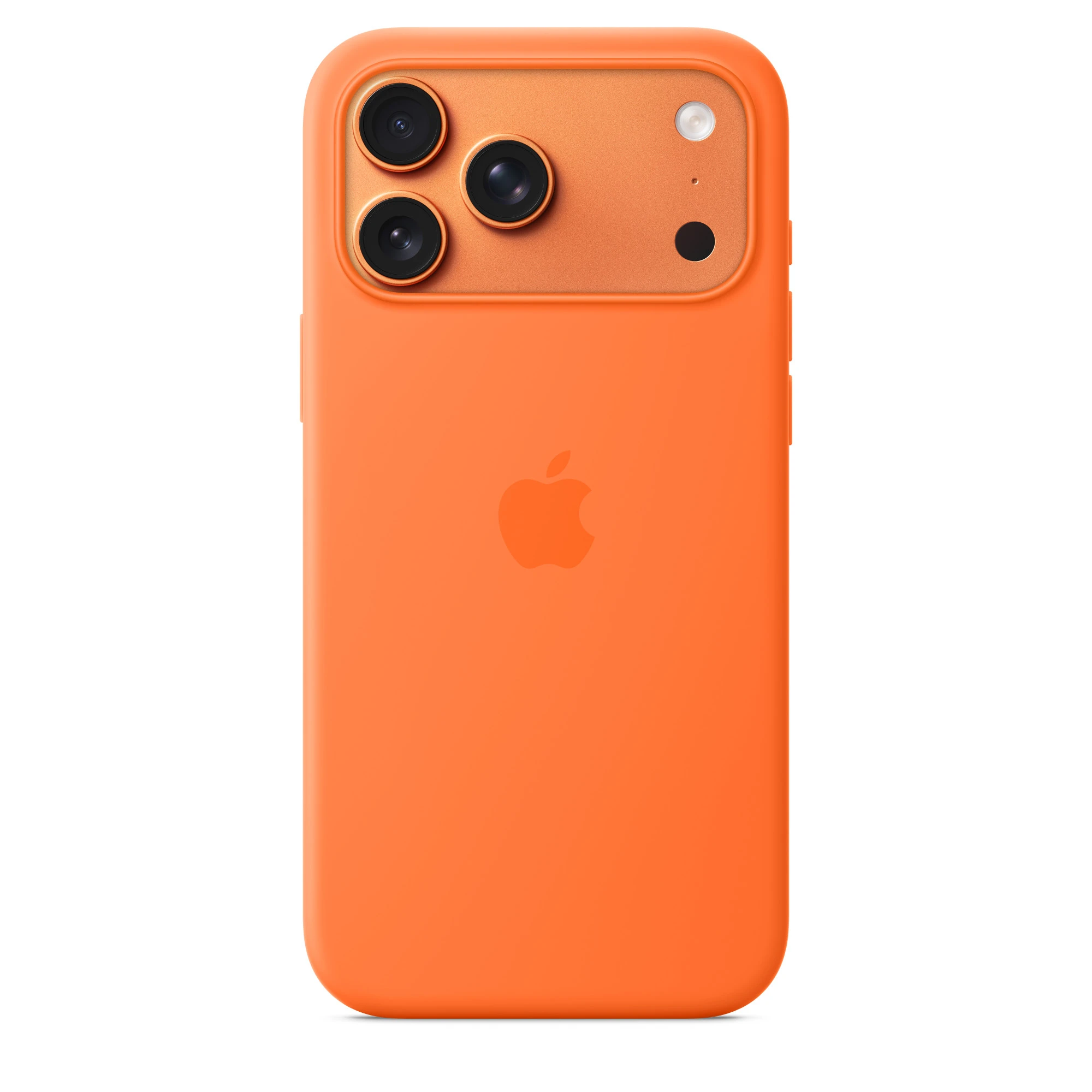 Чохол Apple iPhone 17 Pro Silicone Case with MagSafe Lux Copy - Orange