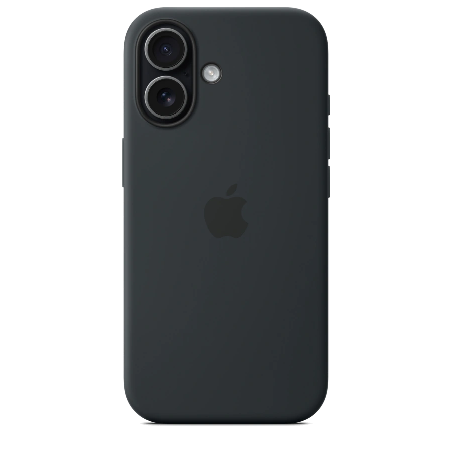 Чехол Apple iPhone 17 Silicone Case with MagSafe Lux Copy - Black