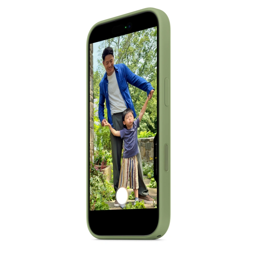 Чехол Apple iPhone 17 Silicone Case with MagSafe Lux Copy - Light Moss