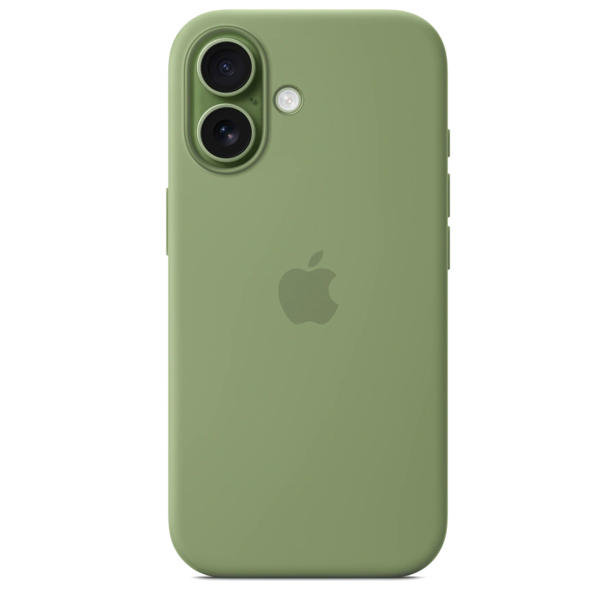 Чехол Apple iPhone 17 Silicone Case with MagSafe Lux Copy - Light Moss