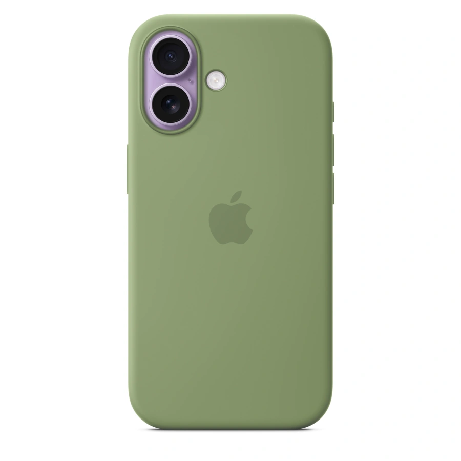 Чохол Apple iPhone 17 Silicone Case with MagSafe Lux Copy - Light Moss