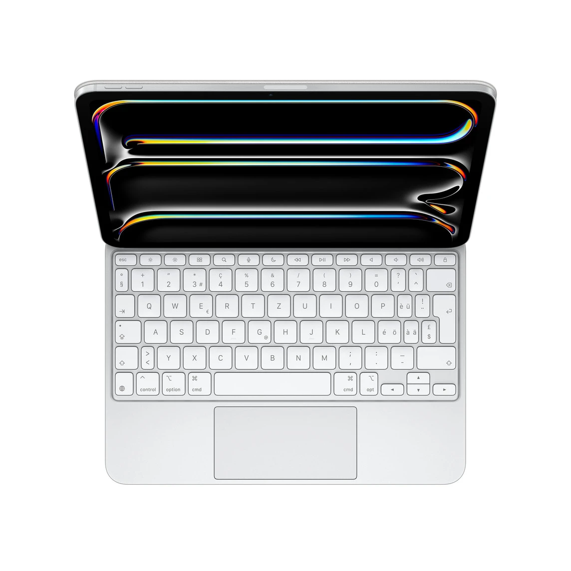 Чехол-клавиатура с подсветкой для планшета Apple Magic Keyboard для iPad Pro 11-inch [M4] - Swiss - White (MWR0SM/A)