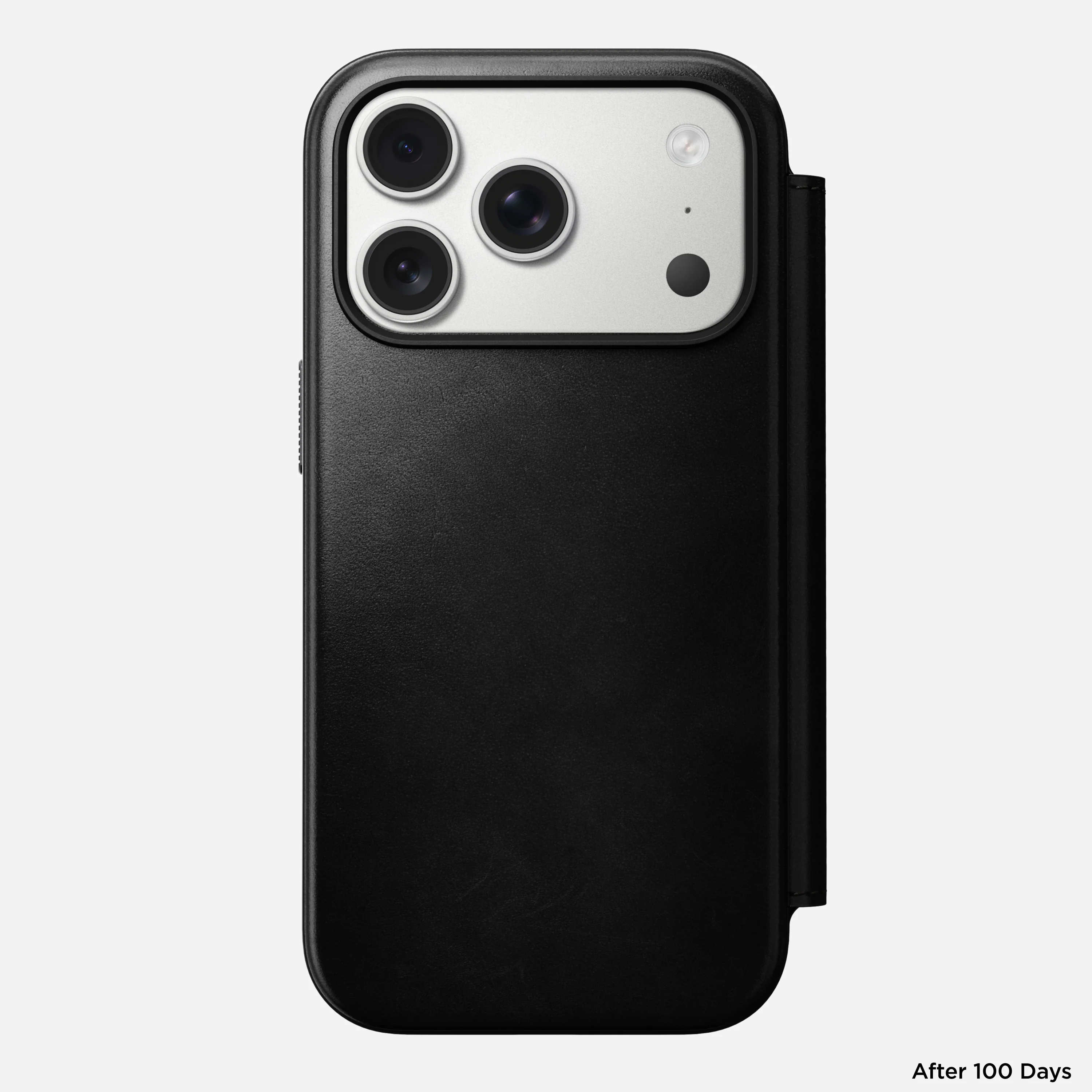 Чехол-книжка Nomad Modern Horween Leather Folio Case for iPhone 17 Pro - Black (NM014162858)