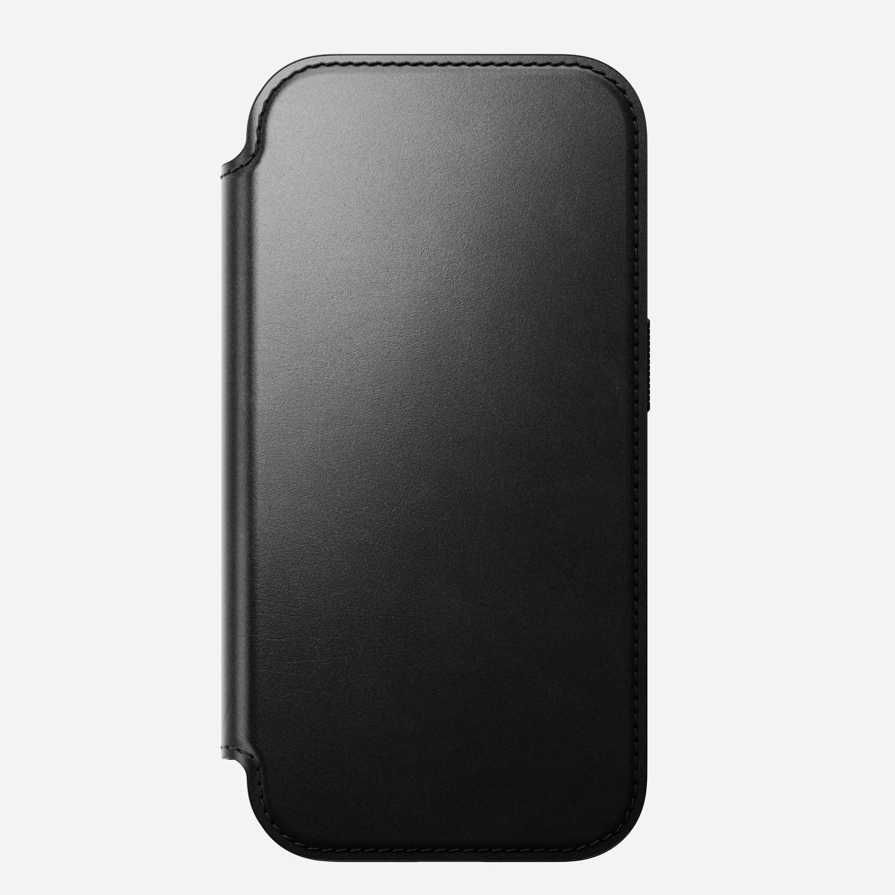 Чехол-книжка Nomad Modern Horween Leather Folio Case for iPhone 17 Pro - Black (NM014162858)