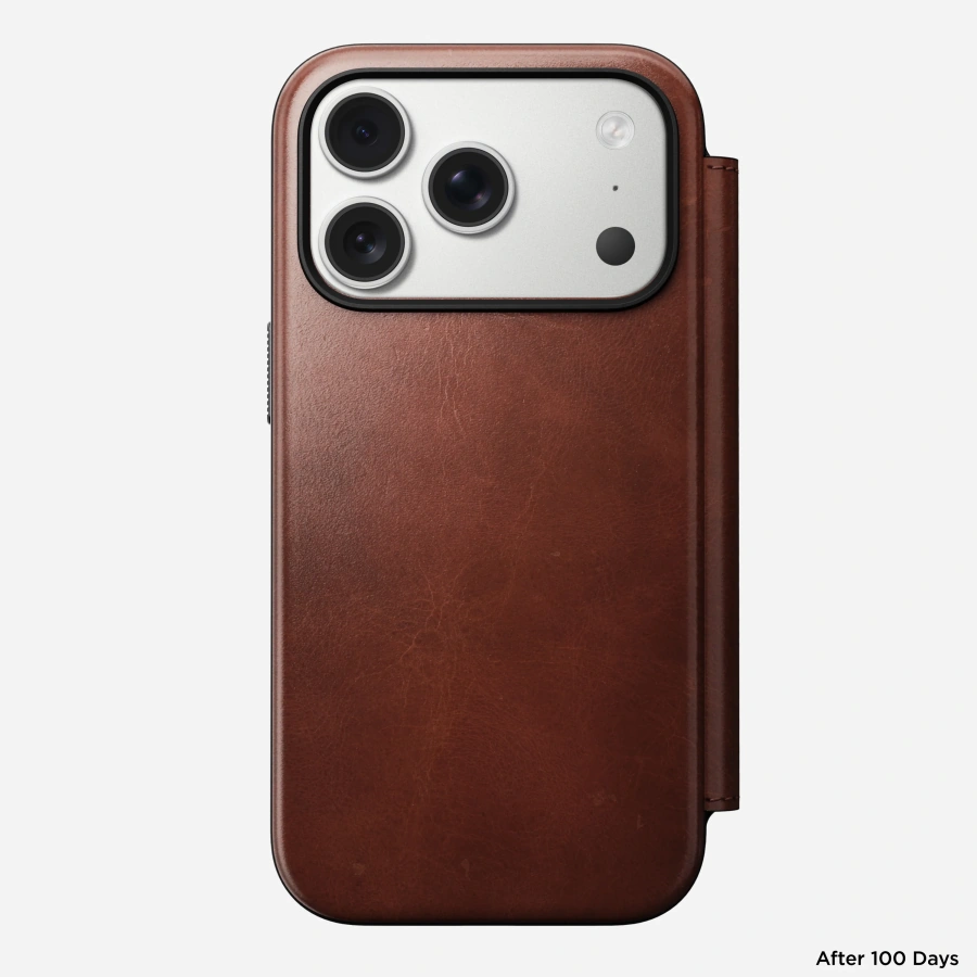 Чохол-книжка Nomad Modern Horween Leather Folio Case for iPhone 17 Pro - Limited Edition: Olde Dublin (NM014094858)