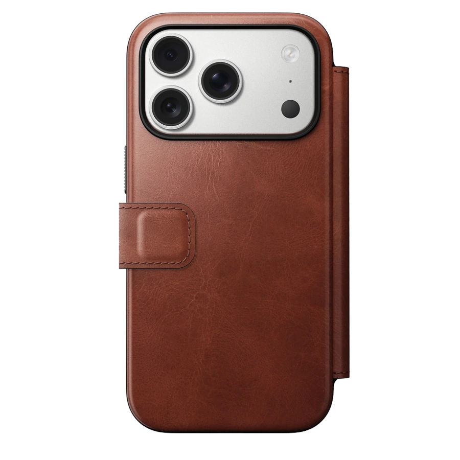 Чохол-книжка Nomad Modern Horween Leather Folio Case for iPhone 17 Pro - Limited Edition: Olde Dublin (NM014094858)