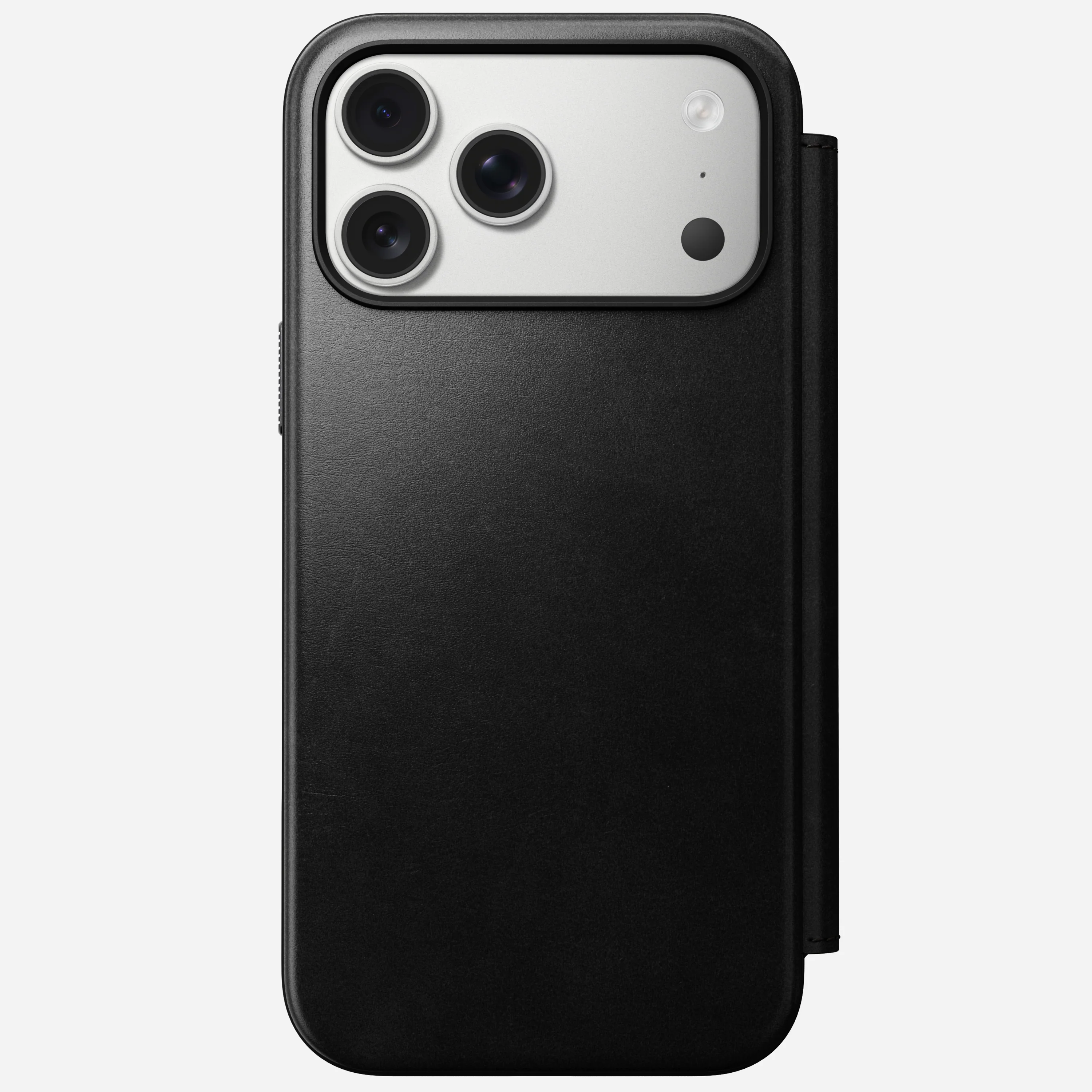 Чехол-книжка Nomad Modern Horween Leather Folio Case for iPhone 17 Pro Max - Black (NM014117858)