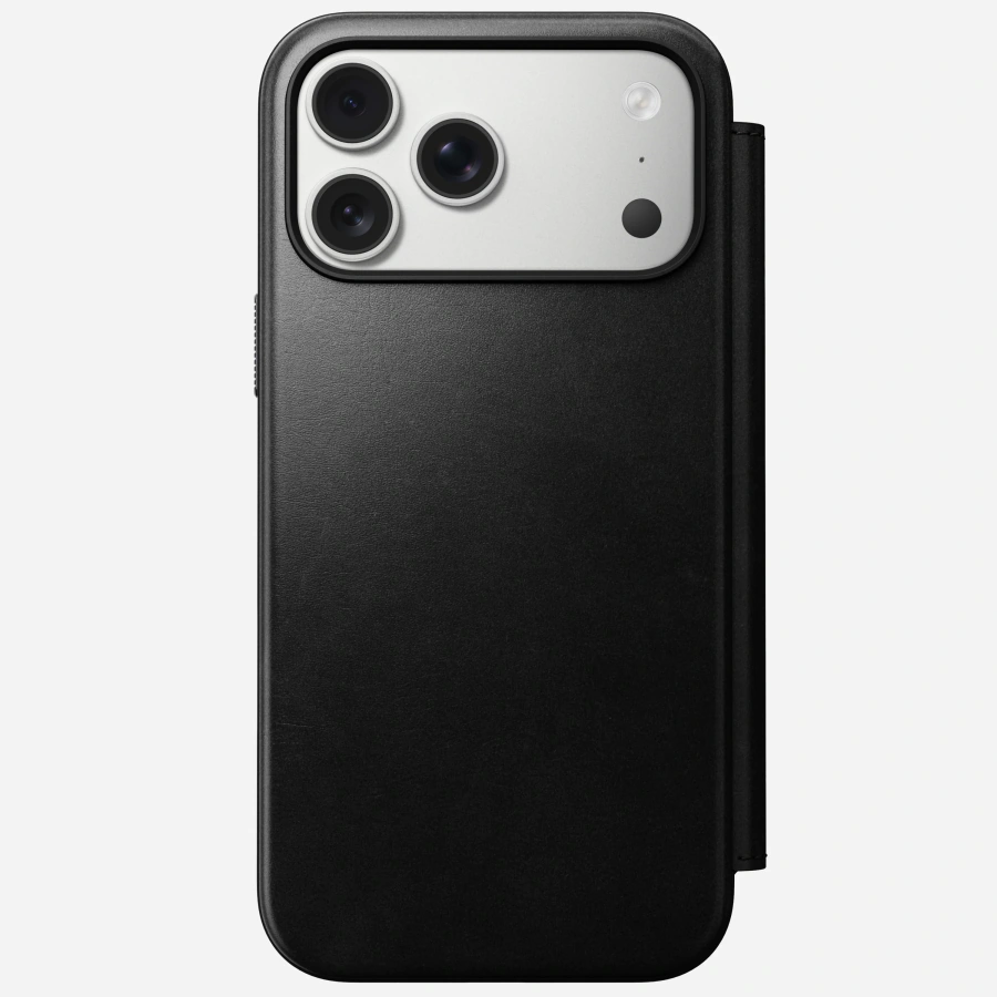Чохол-книжка Nomad Modern Horween Leather Folio Case for iPhone 17 Pro Max - Black (NM014117858)