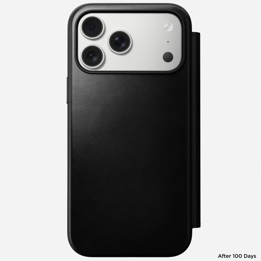 Чохол-книжка Nomad Modern Horween Leather Folio Case for iPhone 17 Pro Max - Black (NM014117858)