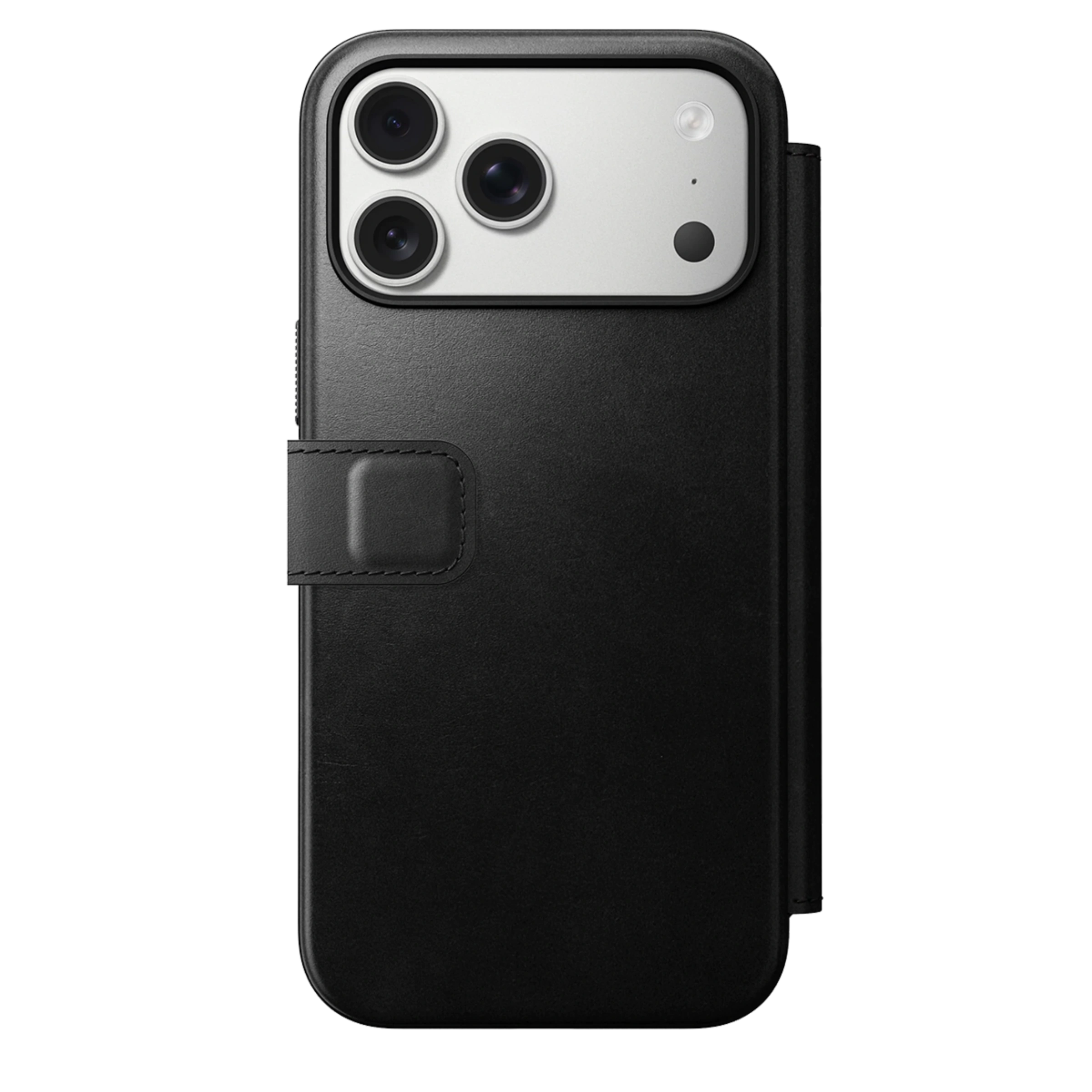 Чехол-книжка Nomad Modern Horween Leather Folio Case for iPhone 17 Pro Max - Black (NM014117858)