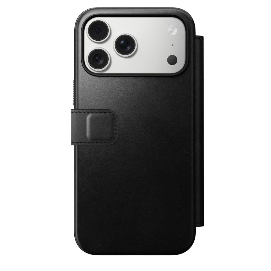 Чохол-книжка Nomad Modern Horween Leather Folio Case for iPhone 17 Pro Max - Black (NM014117858)