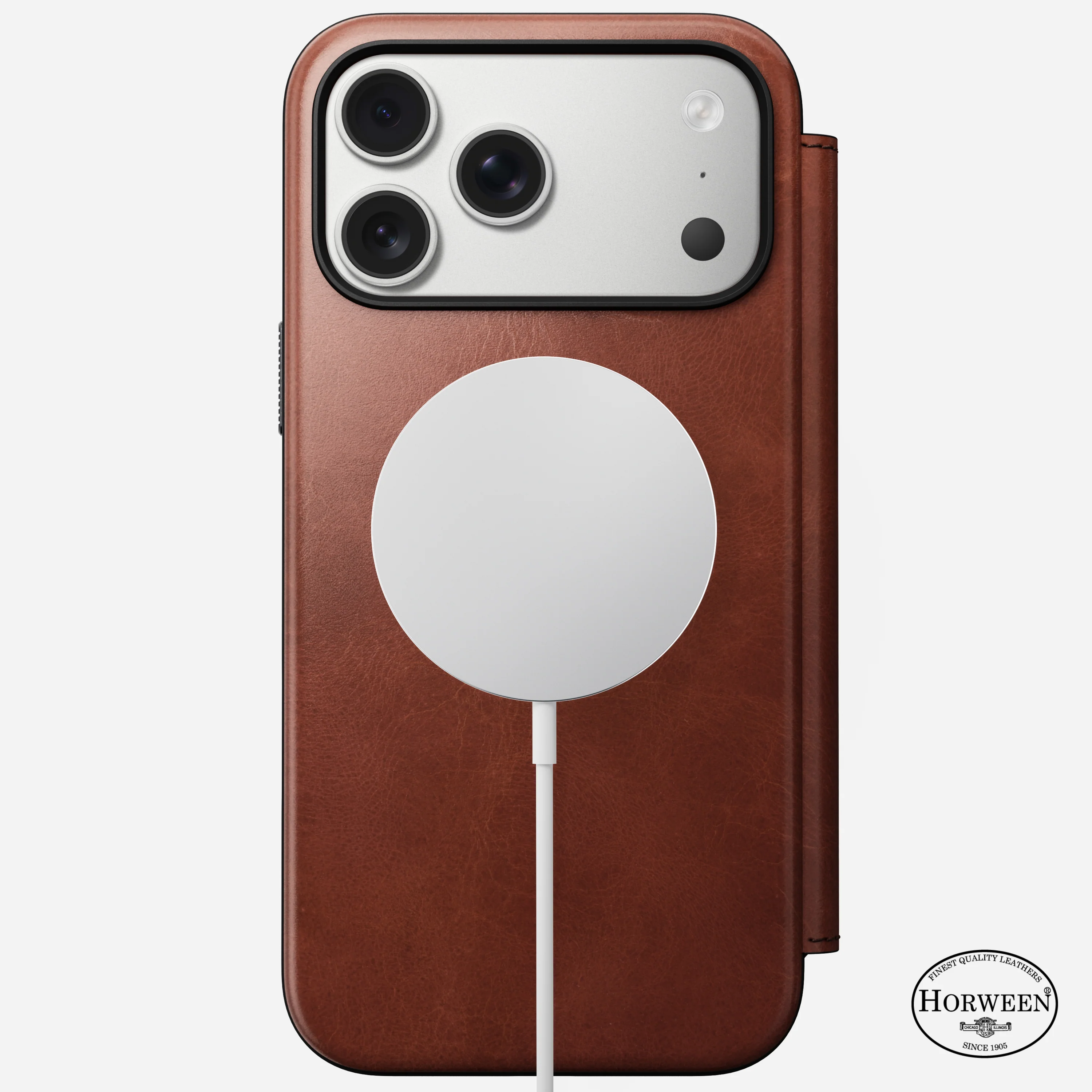 Чехол-книжка Nomad Modern Horween Leather Folio Case for iPhone 17 Pro Max - Limited Edition: Olde Dublin (NM014087858)