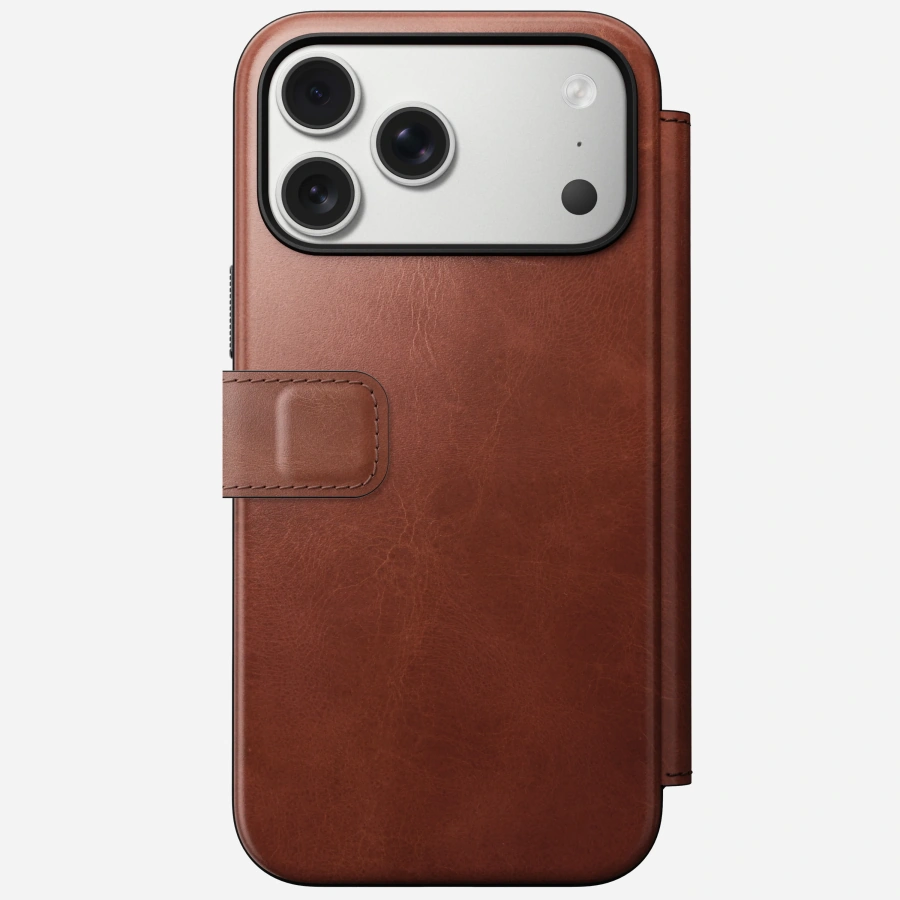 Чохол-книжка Nomad Modern Horween Leather Folio Case for iPhone 17 Pro Max - Limited Edition: Olde Dublin (NM014087858)