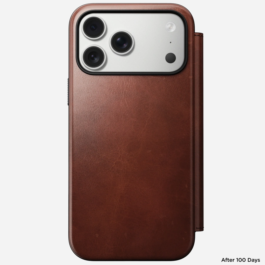 Чохол-книжка Nomad Modern Horween Leather Folio Case for iPhone 17 Pro Max - Limited Edition: Olde Dublin (NM014087858)