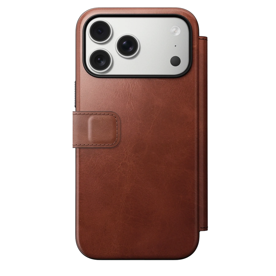 Чохол-книжка Nomad Modern Horween Leather Folio Case for iPhone 17 Pro Max - Limited Edition: Olde Dublin (NM014087858)