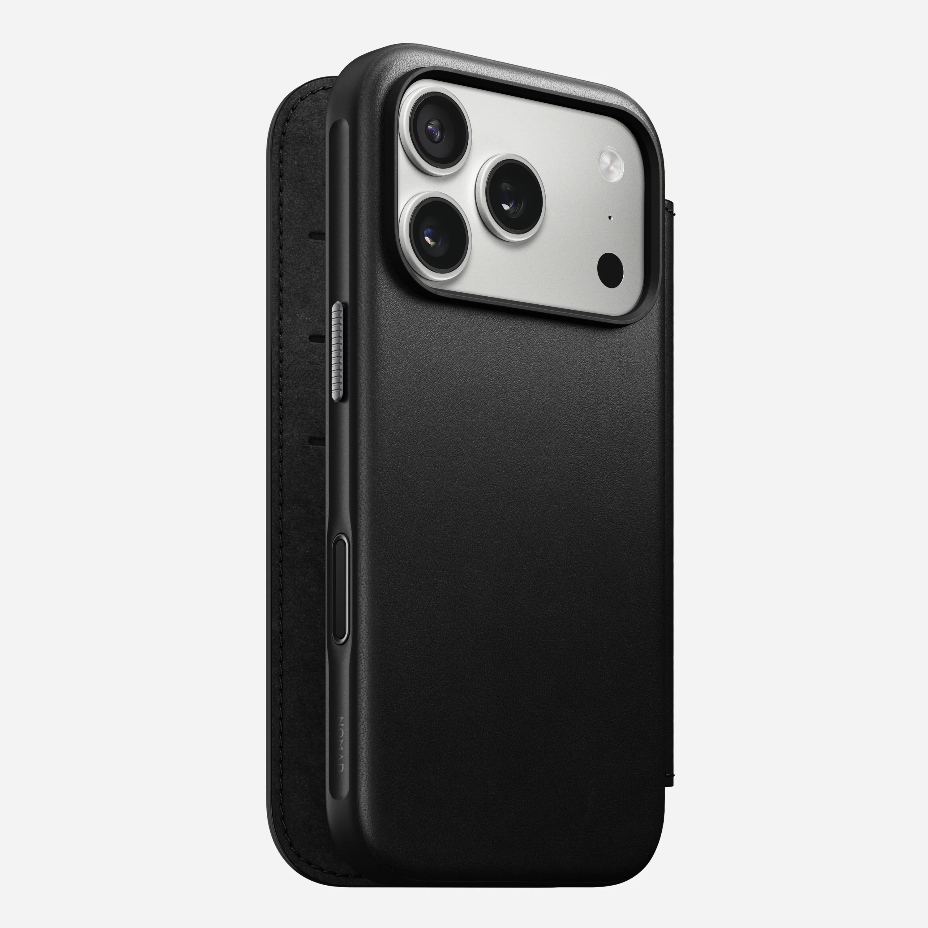 Чехол-книжка Nomad Modern Leather Folio Case for iPhone 17 Pro - Black (NM014193858)