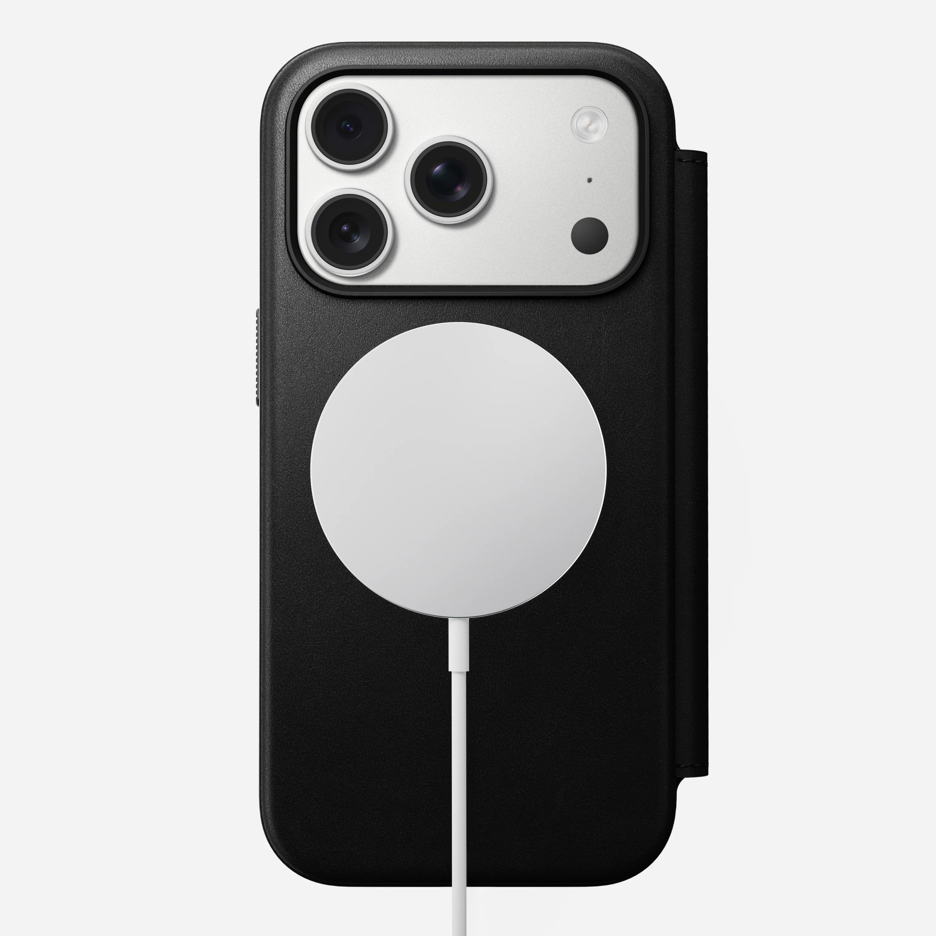 Чехол-книжка Nomad Modern Leather Folio Case for iPhone 17 Pro - Black (NM014193858)