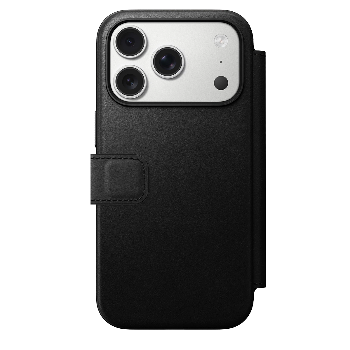 Чехол-книжка Nomad Modern Leather Folio Case for iPhone 17 Pro - Black (NM014193858)