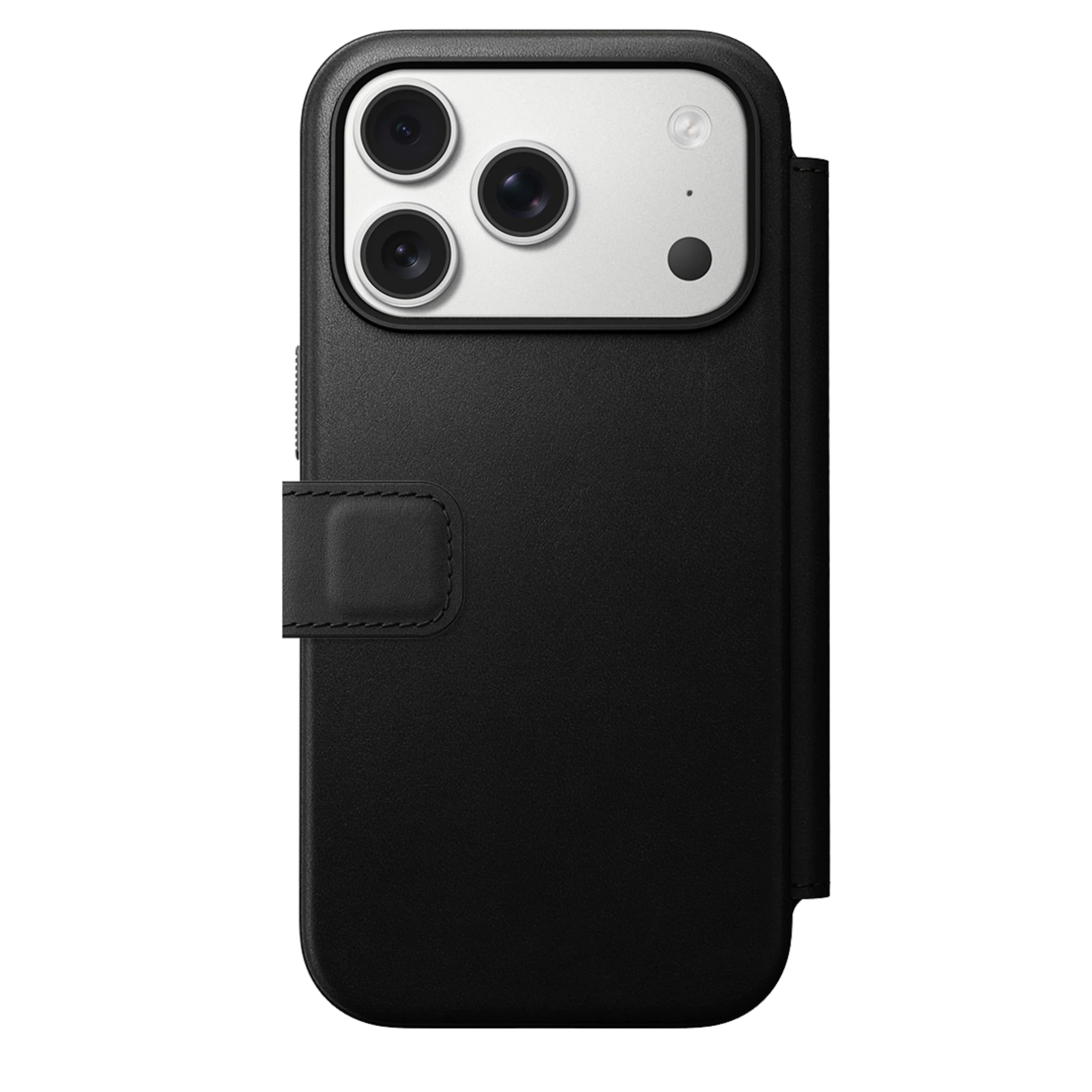 Чехол-книжка Nomad Modern Leather Folio Case for iPhone 17 Pro - Black (NM014193858)