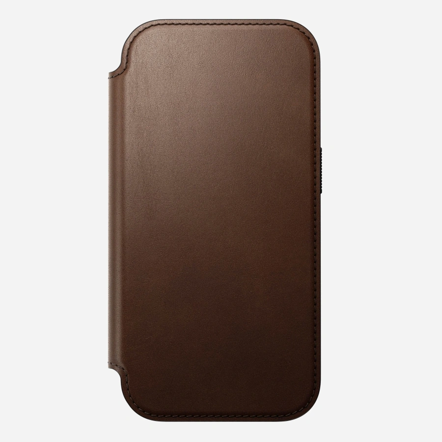 Чохол-книжка Nomad Modern Leather Folio Case for iPhone 17 Pro - Brown (NM014186858)