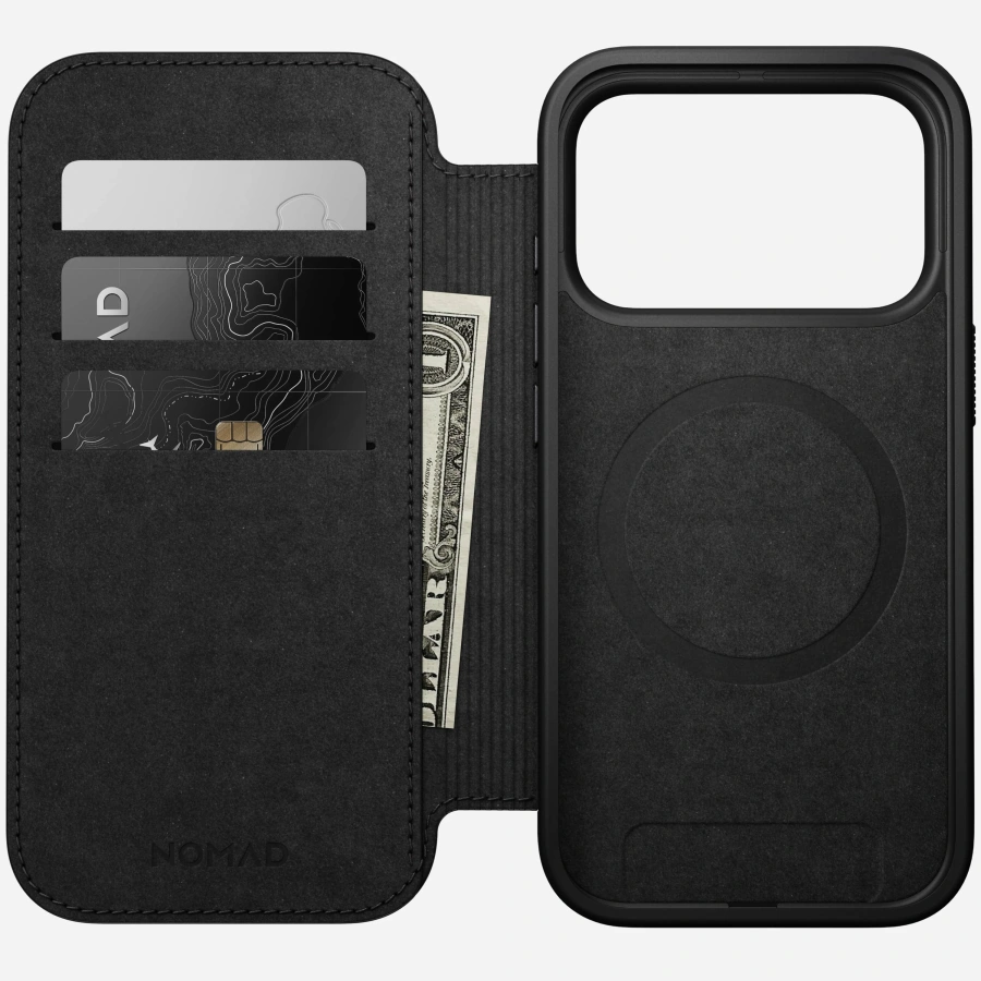 Чохол-книжка Nomad Modern Leather Folio Case for iPhone 17 Pro - Brown (NM014186858)