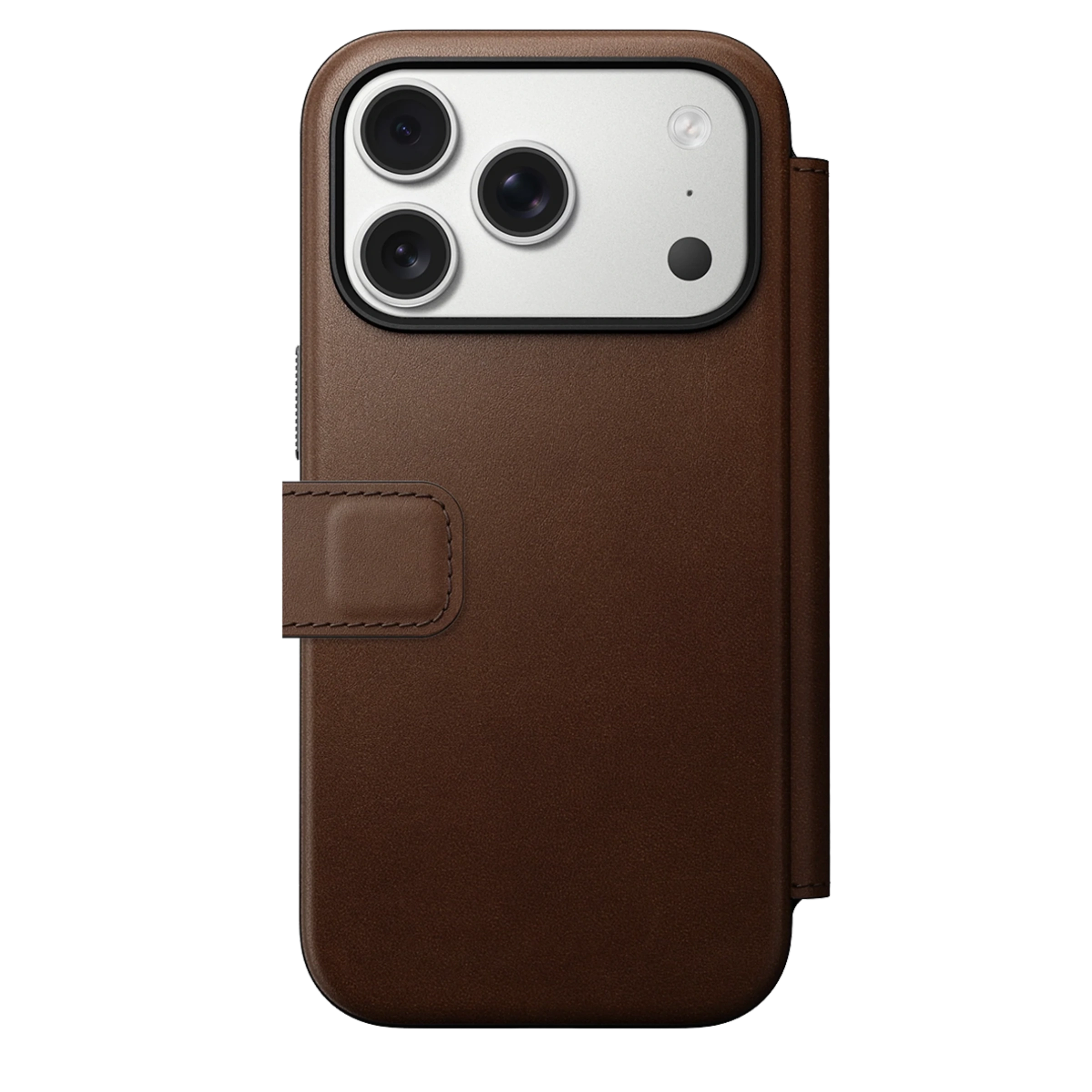 Чехол-книжка Nomad Modern Leather Folio Case for iPhone 17 Pro - Brown (NM014186858)