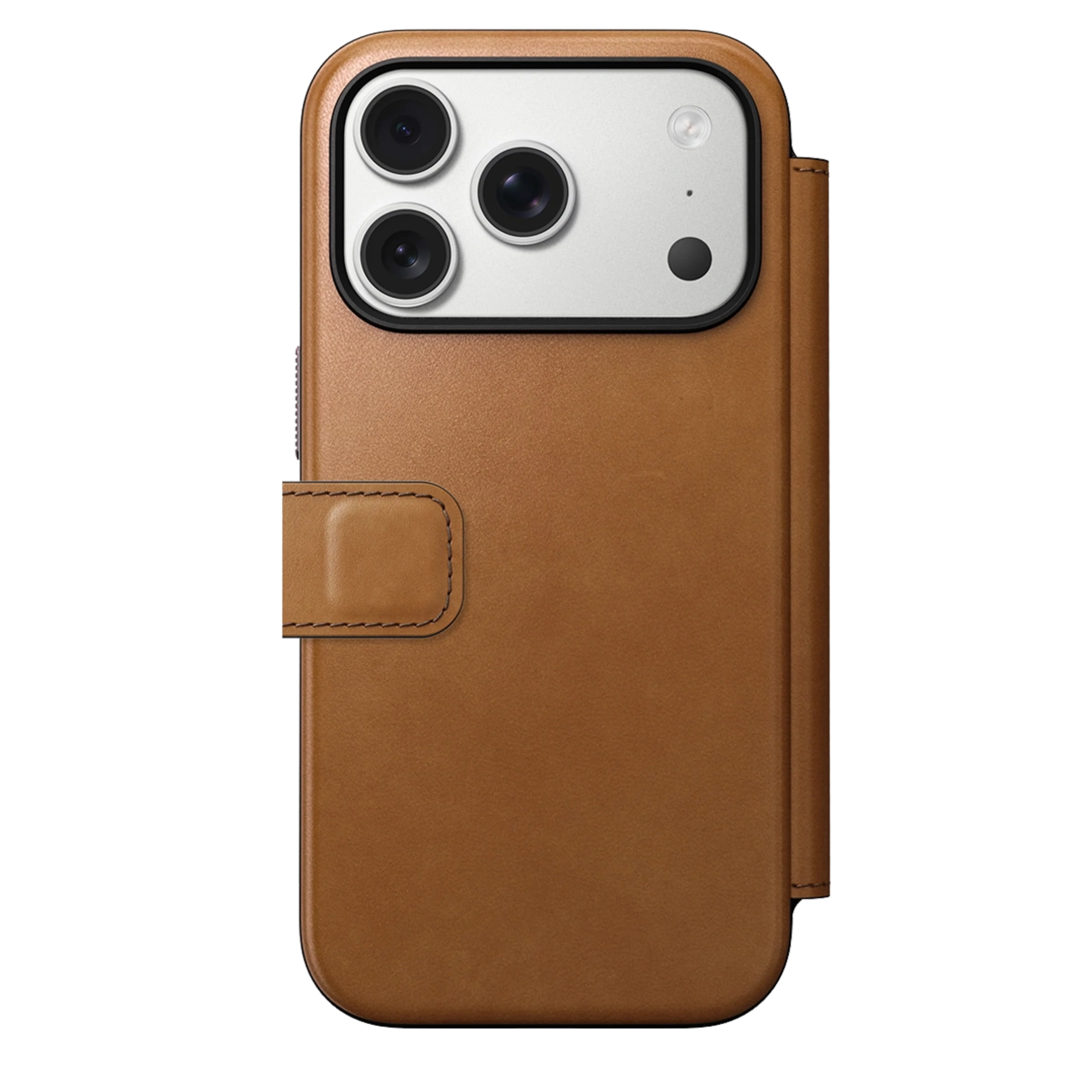 Чехол-книжка Nomad Modern Leather Folio Case for iPhone 17 Pro - English Tan (NM014179858)