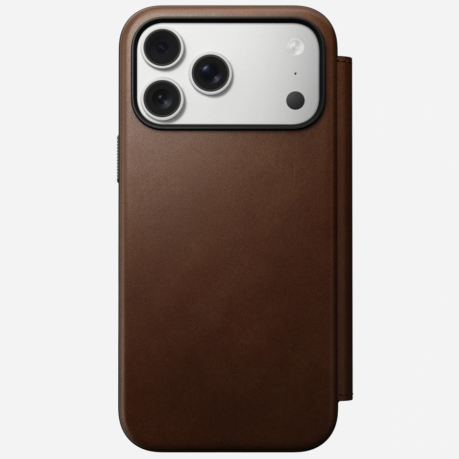 Чохол-книжка Nomad Modern Leather Folio Case for iPhone 17 Pro Max - Brown (NM014131858)