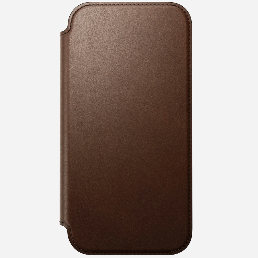 Чохол-книжка Nomad Modern Leather Folio Case for iPhone 17 Pro Max - Brown (NM014131858)