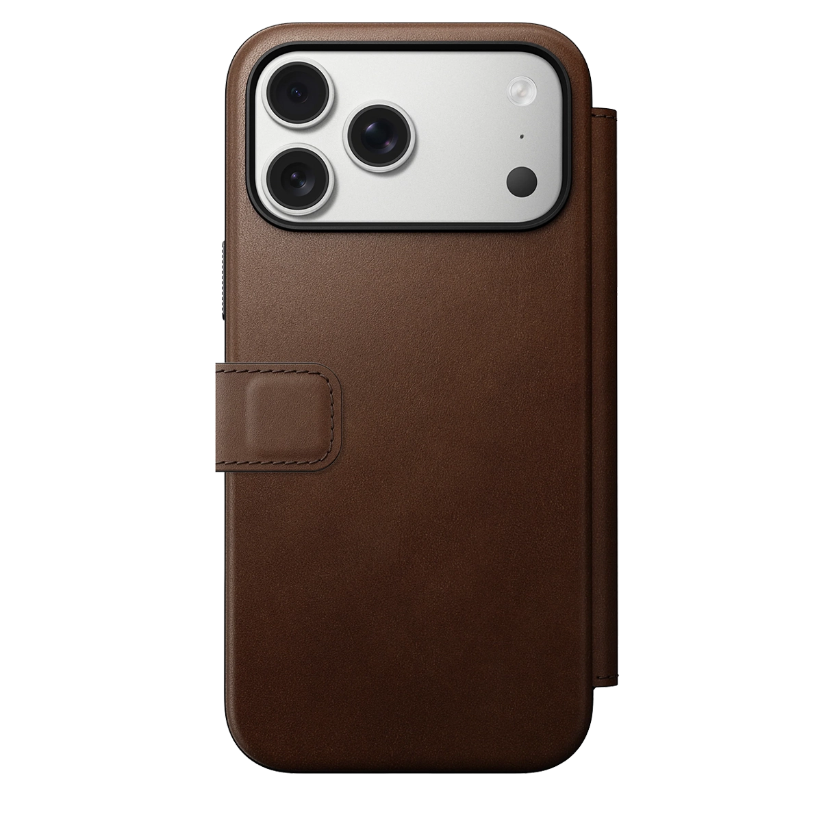 Чехол-книжка Nomad Modern Leather Folio Case for iPhone 17 Pro Max - Brown (NM014131858)