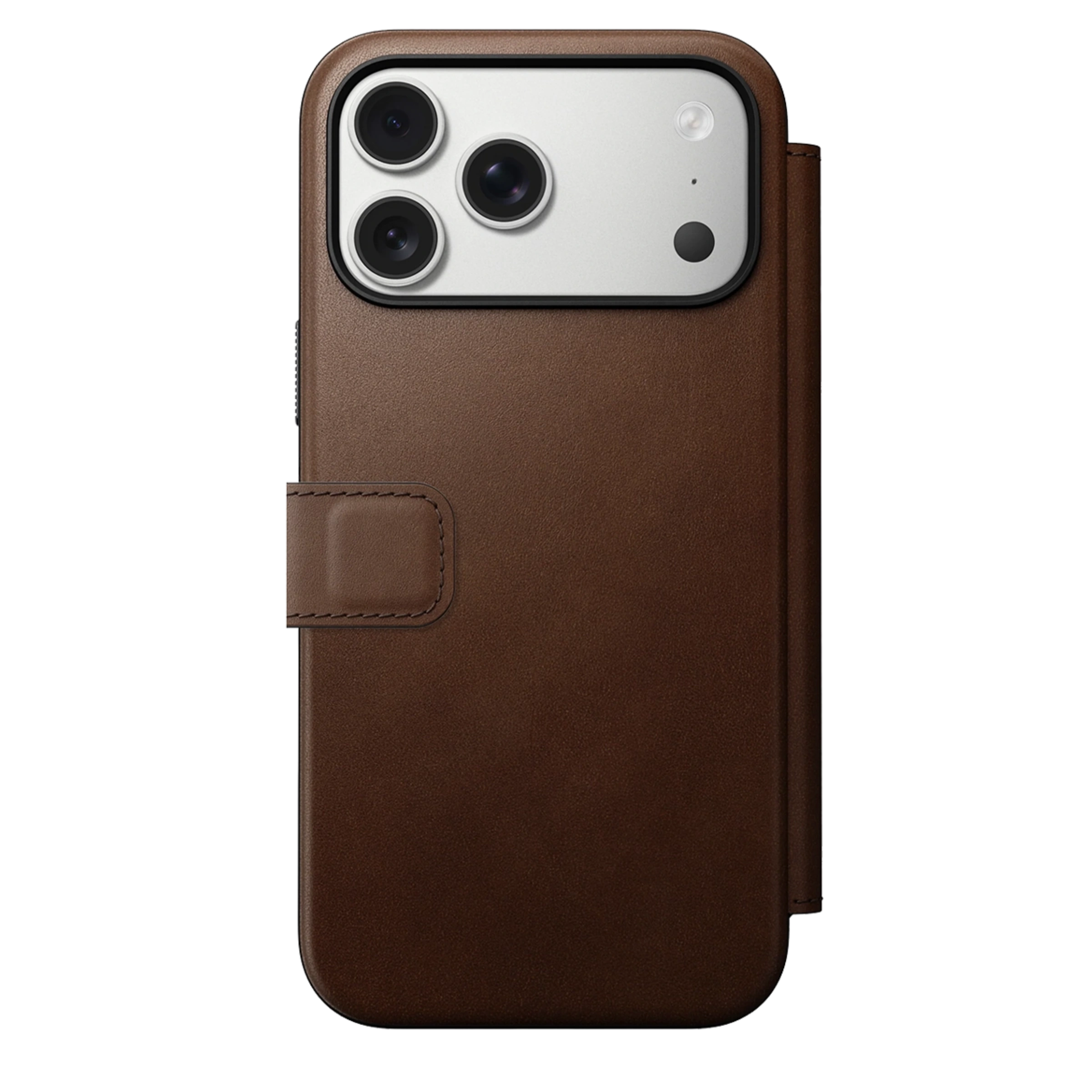 Чехол-книжка Nomad Modern Leather Folio Case for iPhone 17 Pro Max - Brown (NM014131858)