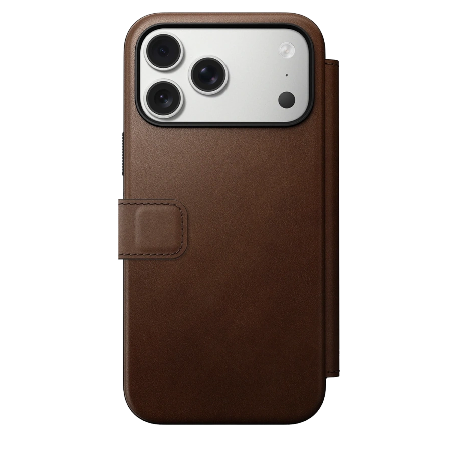 Чохол-книжка Nomad Modern Leather Folio Case for iPhone 17 Pro Max - Brown (NM014131858)