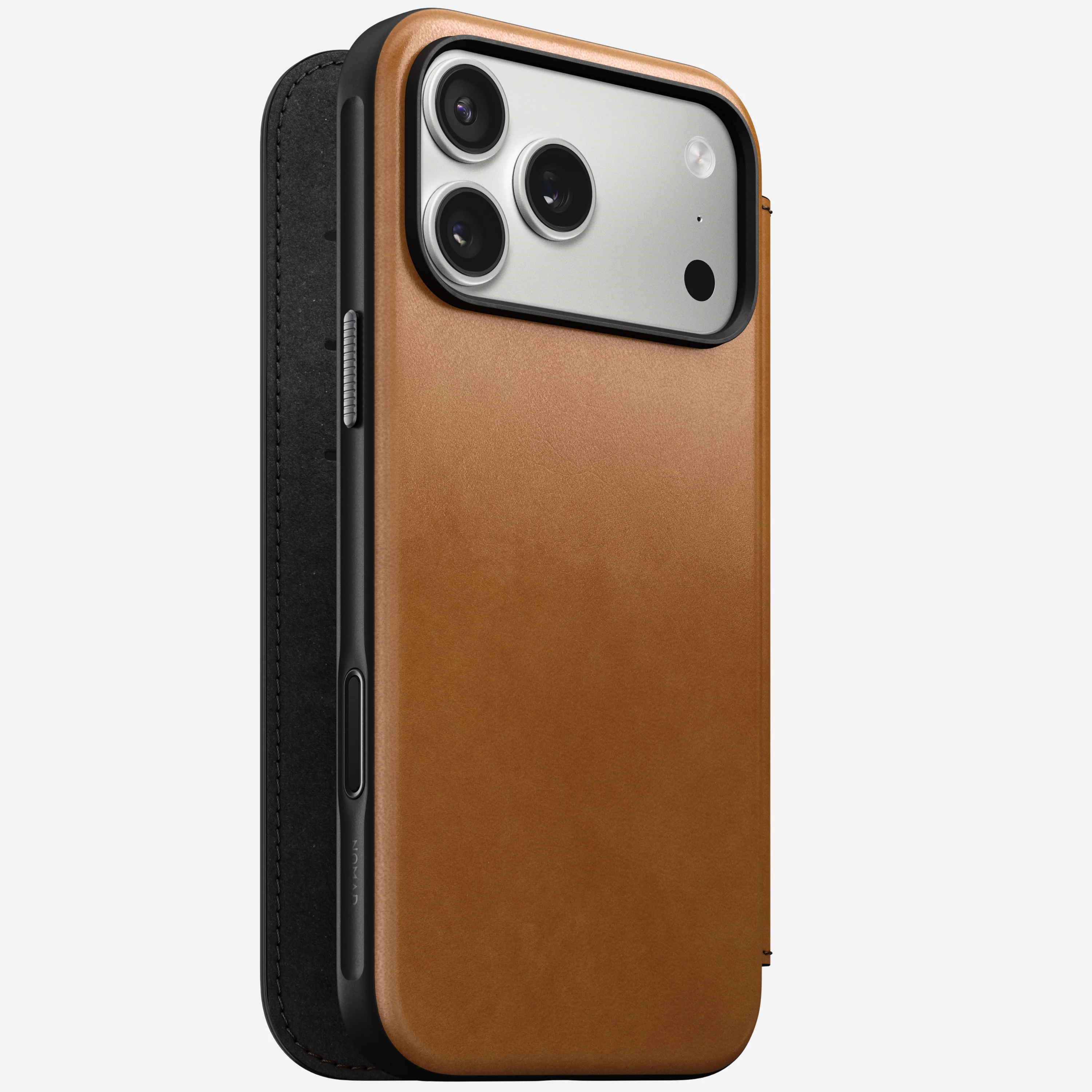 Чехол-книжка Nomad Modern Leather Folio Case for iPhone 17 Pro Max - English Tan (NM014124858)