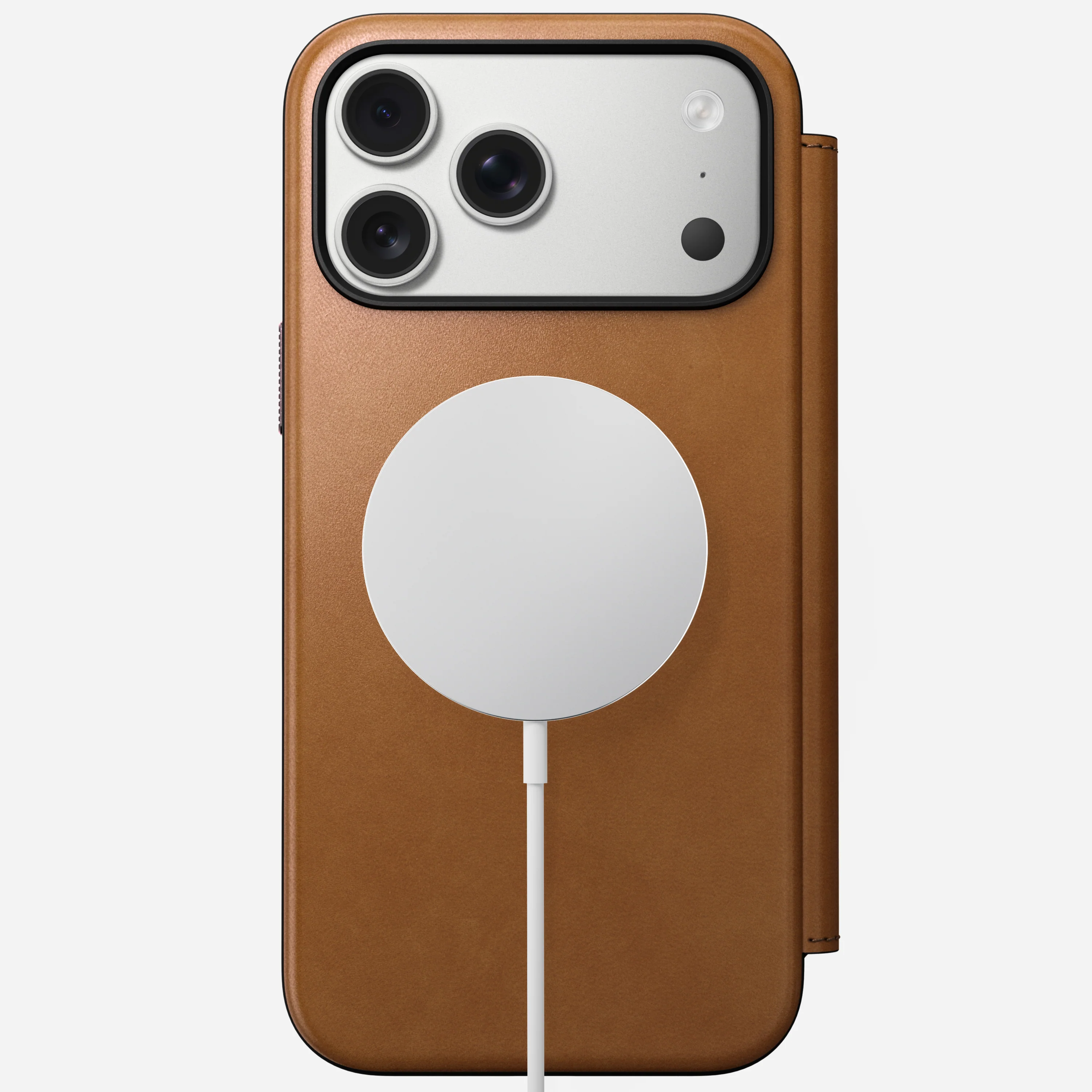 Чехол-книжка Nomad Modern Leather Folio Case for iPhone 17 Pro Max - English Tan (NM014124858)