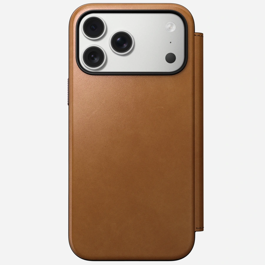 Чохол-книжка Nomad Modern Leather Folio Case for iPhone 17 Pro Max - English Tan (NM014124858)