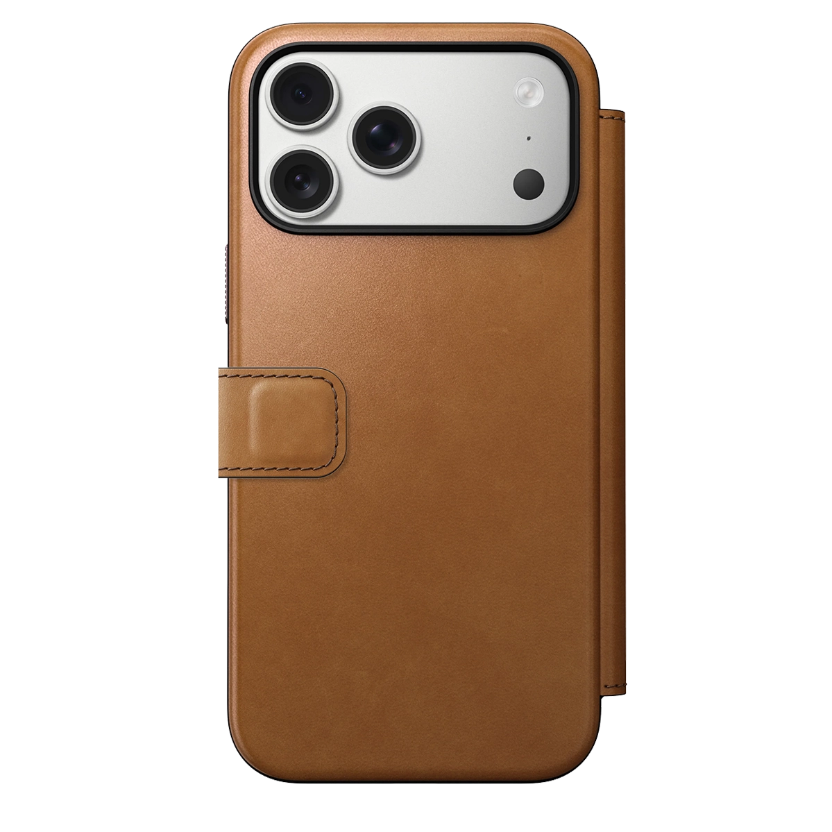 Чехол-книжка Nomad Modern Leather Folio Case for iPhone 17 Pro Max - English Tan (NM014124858)