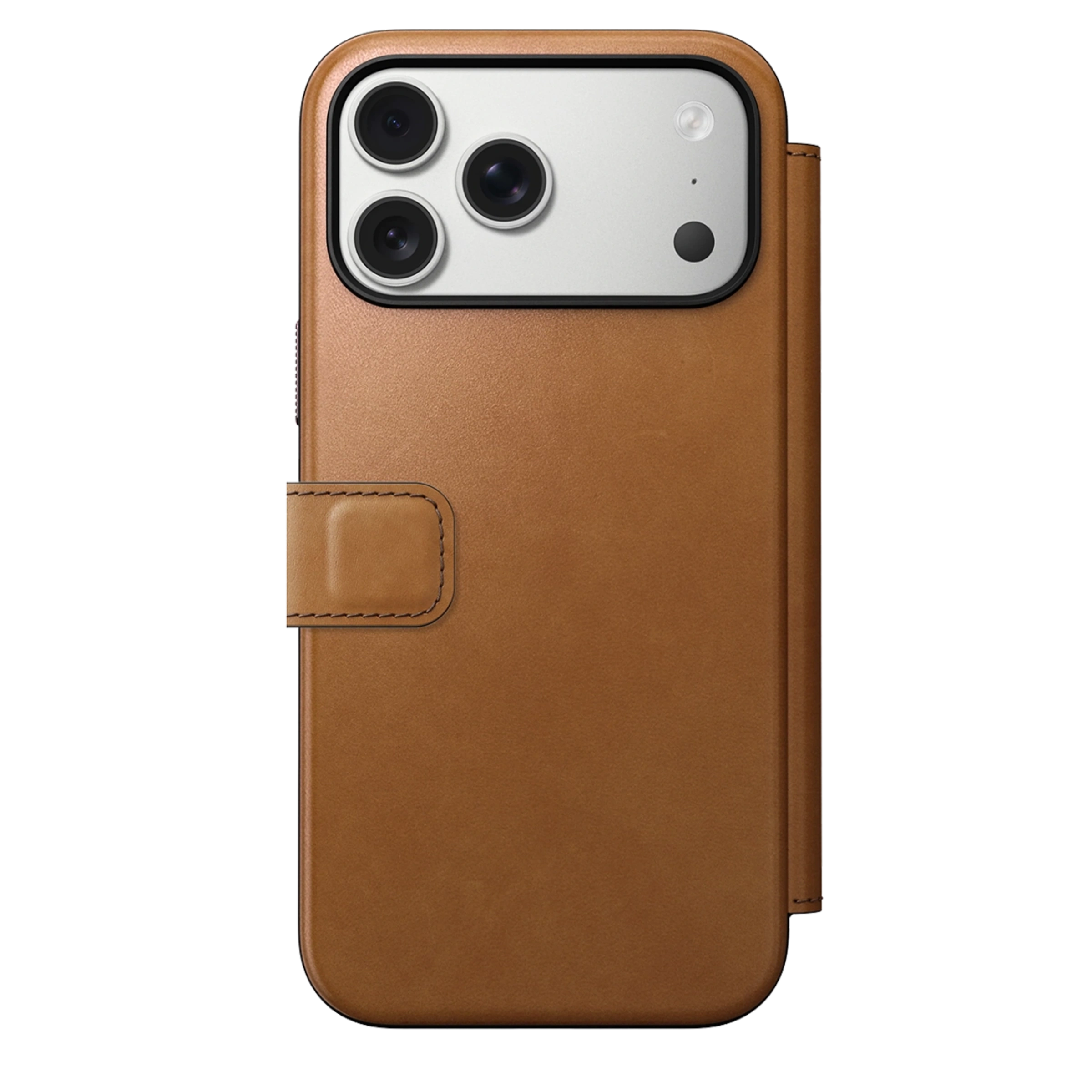 Чехол-книжка Nomad Modern Leather Folio Case for iPhone 17 Pro Max - English Tan (NM014124858)