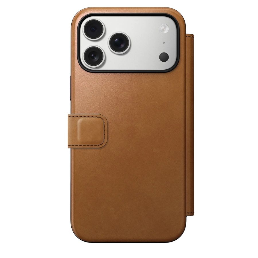 Чохол-книжка Nomad Modern Leather Folio Case for iPhone 17 Pro Max - English Tan (NM014124858)