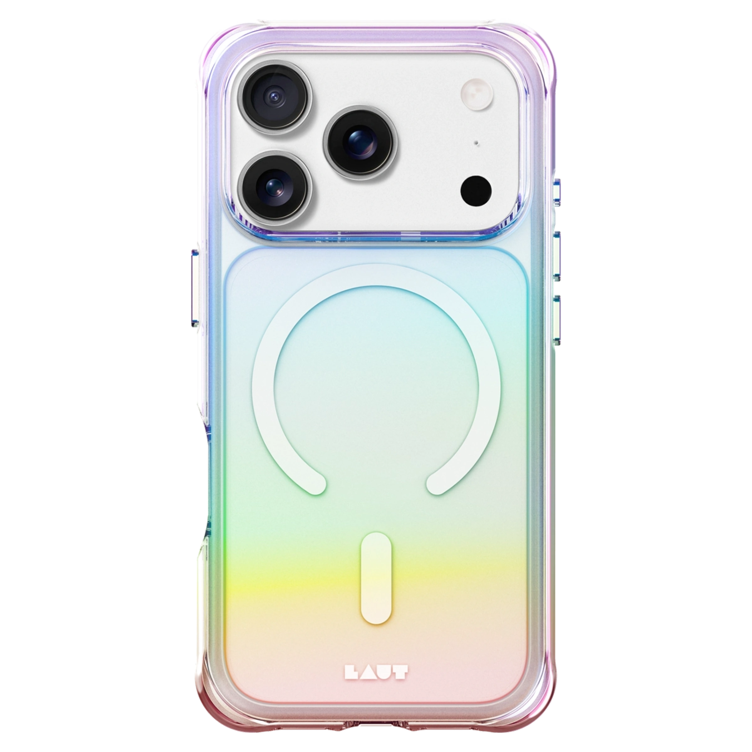 Чехол LAUT AERO HOLO case for iPhone 17 Pro - Holo White (L_IP25B_AH_W)
