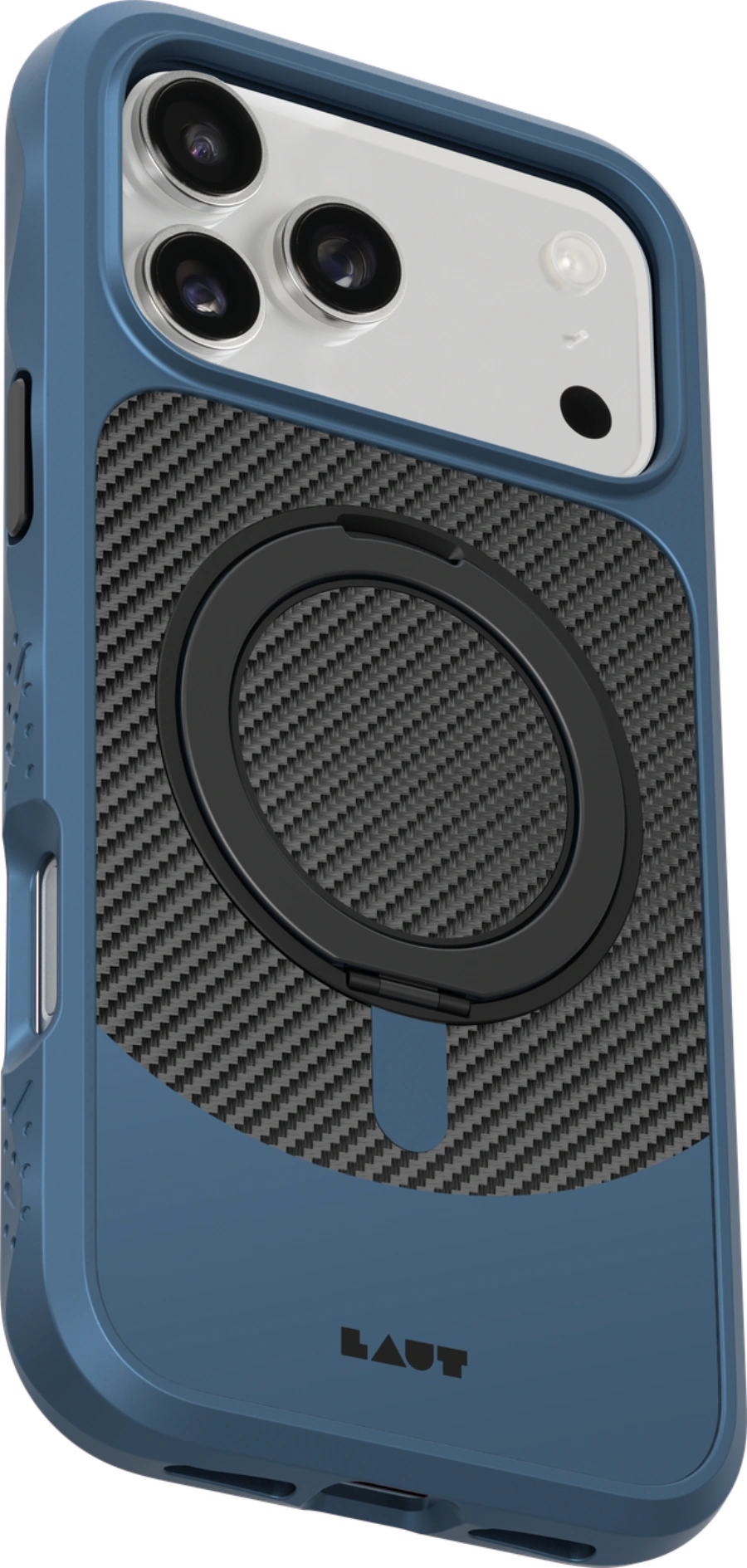 Чехол LAUT CARBON MATTER case for iPhone 17 Pro - Frozen Blue (L_IP25B_CM_BL)