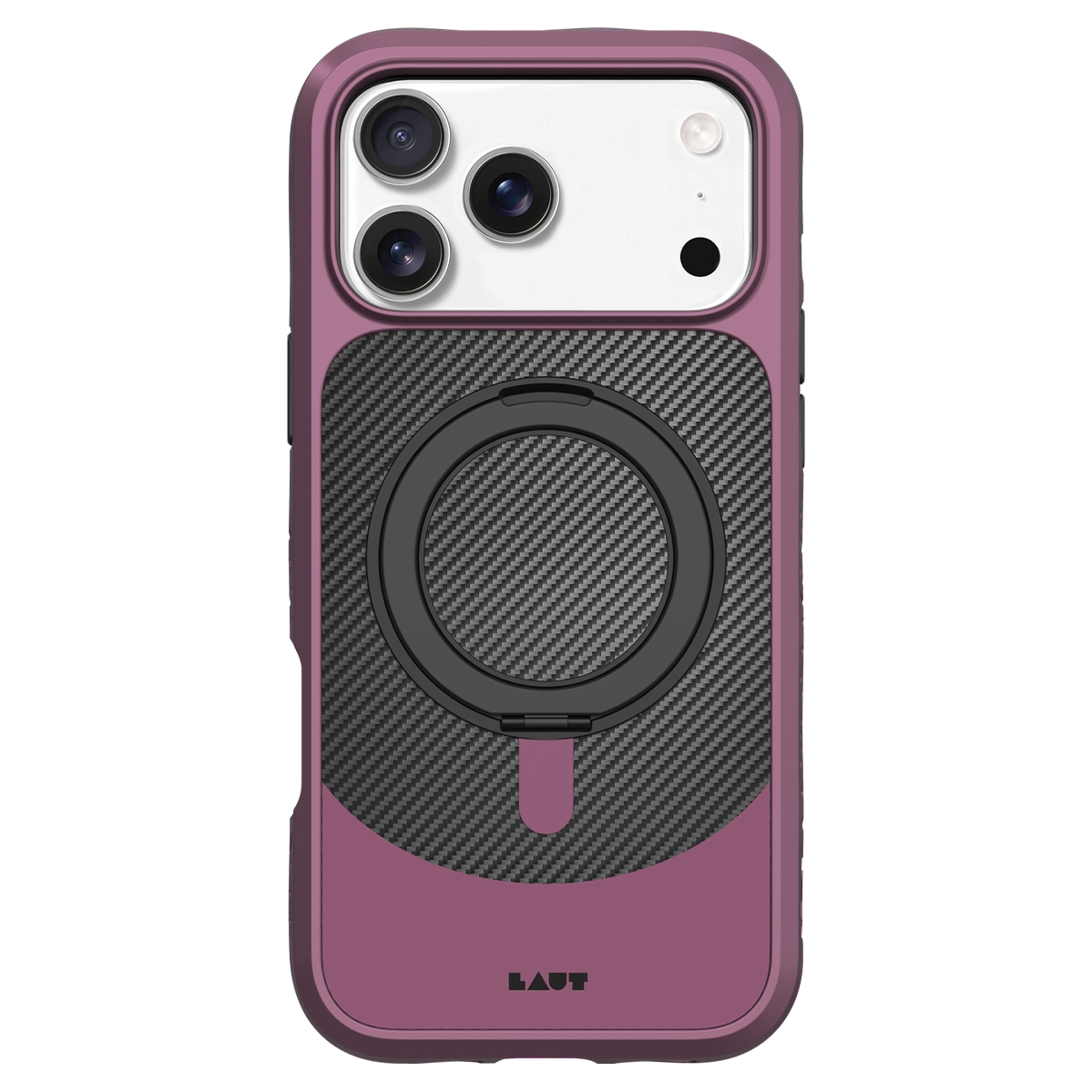 Чохол LAUT CARBON MATTER case for iPhone 17 Pro Max - Wine Red (L_IP25D_CM_R)