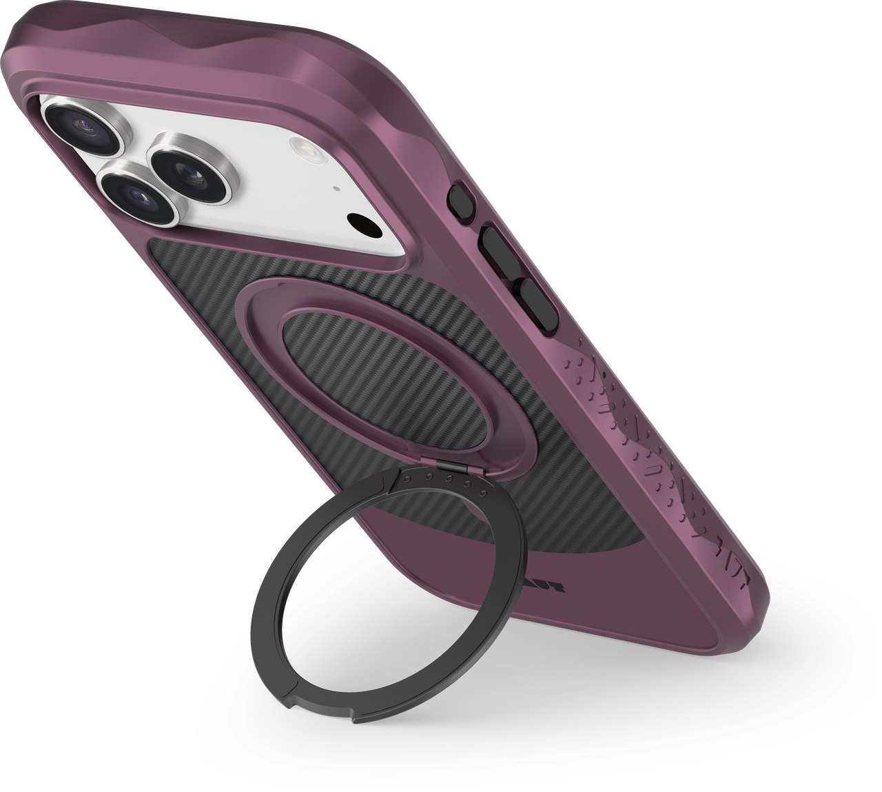 Чохол LAUT CARBON MATTER case for iPhone 17 Pro - Wine Red (L_IP25B_CM_R)